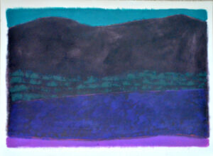 Ilene Anenberg, "Paper 05," oil on paper