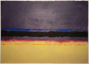 Ilene Anenberg, "Paper 07," oil on paper