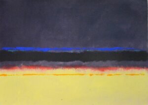 Ilene Anenberg, "Paper 07," oil on paper