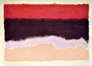 Ilene Anenberg, "Paper 08," oil on paper