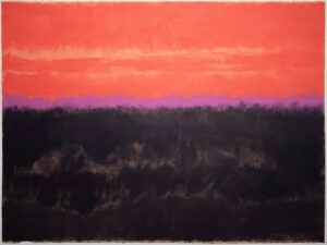 Ilene Anenberg, "Paper 10," oil on paper