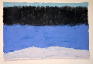 Ilene Anenberg, "Paper 13," oil on paper