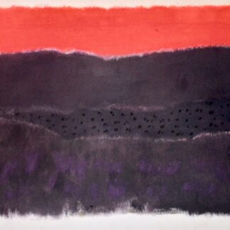 Ilene Anenberg, "Paper 15," oil on paper