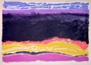 Ilene Anenberg, "Paper 16," oil on paper
