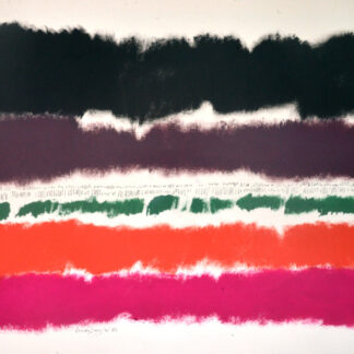 Ilene Anenberg, "Paper 17," oil on paper