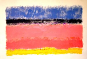 Ilene Anenberg, "Paper 18," oil on paper