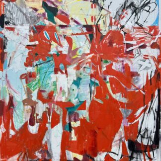 Galen Cheney, "Solstice," oil and pencil on canvas