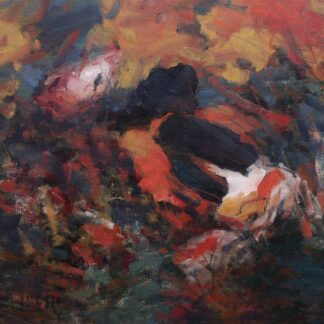 Dana Saulnier, "Untitled 011224," oil and acrylic on canvas on panel