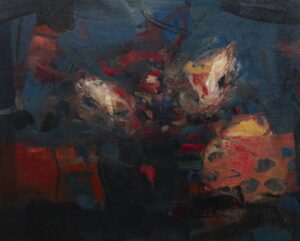 Dana Saulnier, "Untitled 72022," oil on canvas on panel