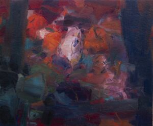 Dana Saulnier, "Untitled 81424," oil on canvas on panel