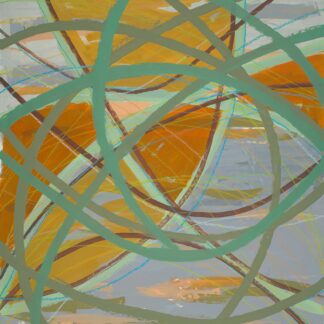 Zemma Mastin White, "Provocative," craypas, acrylic and flashe paint on paper