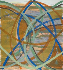 Zemma Mastin White, "Charismatic," craypas, acrylic and flashe paint on paper