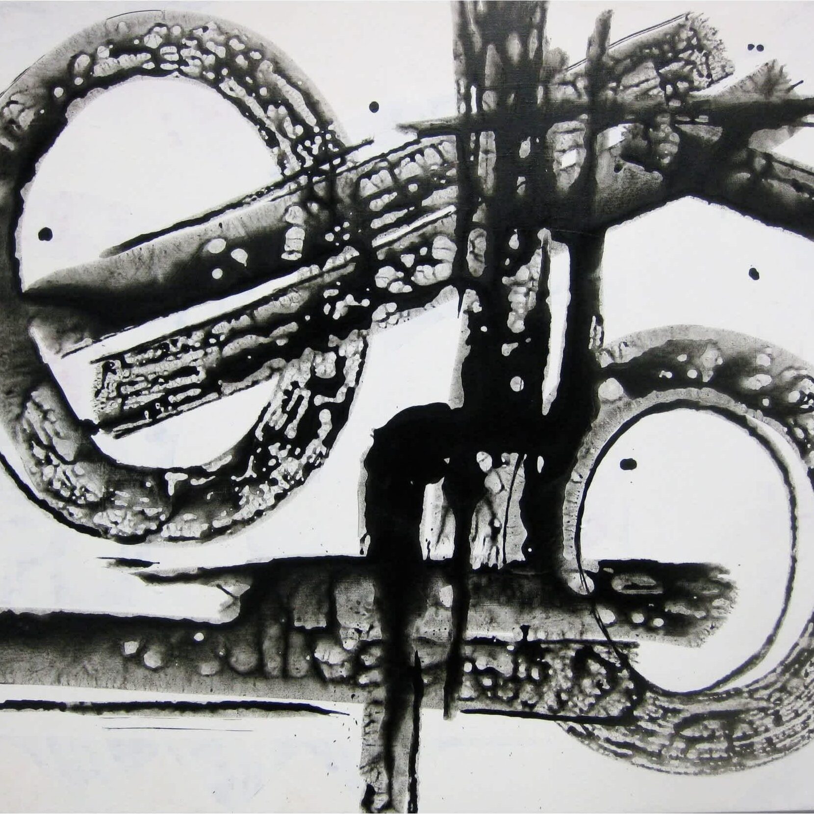 Kiyoshi Otsuka, "Talking to My Mother," acrylic on canvas