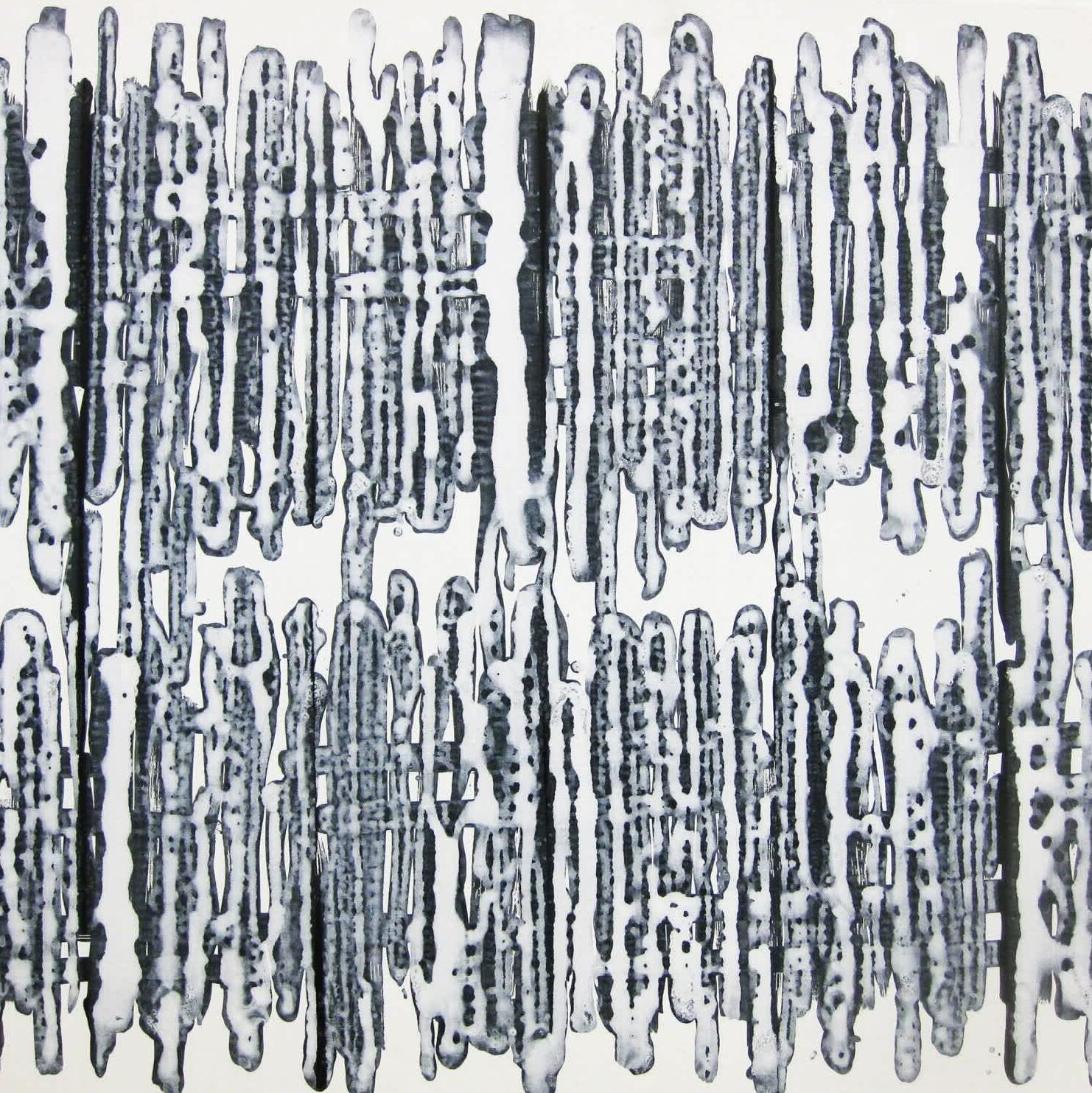 Kiyoshi Otsuka, "Techtonic Series 4065," acrylic on canvas