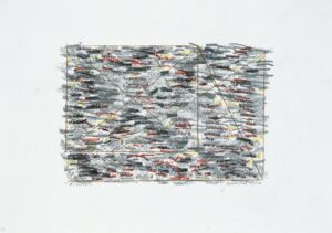 Gunnar Theel, "D244A," pastel on paper
