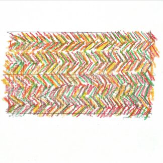 Gunnar Theel, "D244C," pastel on paper