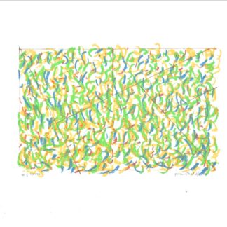 Gunnar Theel, "D244E," pastel on paper