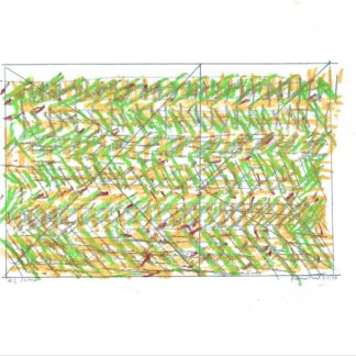 Gunnar Theel, "D244F," pastel on paper