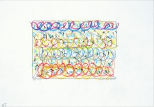 Gunnar Theel, "D244G," pastel on paper