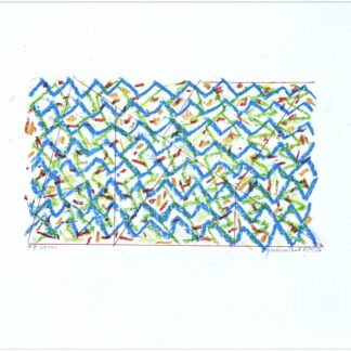 Gunnar Theel, "D244I," pastel on paper