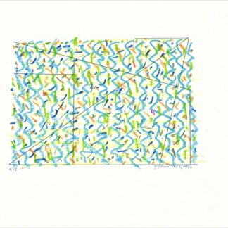 Gunnar Theel, "D244L," pastel on paper