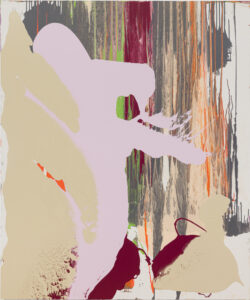 Michael Filan, "Dances," house paint on canvas
