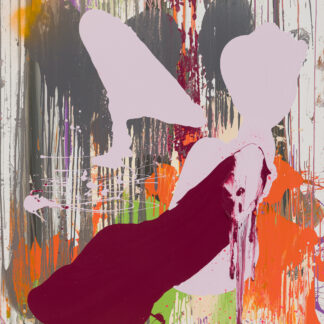 Michael Filan, "Green Forests," house paint on canvas