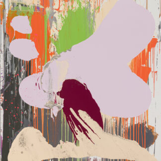 Michael Filan, "Lucky Lavender," house paint on canvas