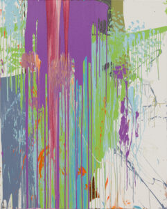Michael Filan, "No Longer Trespassing," house paint on canvas