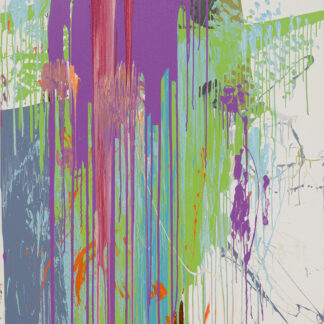 Michael Filan, "No Longer Trespassing," house paint on canvas