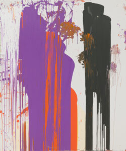 Michael Filan, "The Spiral," house paint on canvas