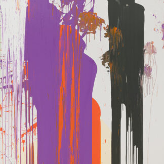 Michael Filan, "The Spiral," house paint on canvas