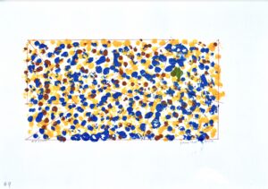 Gunnar Theel, "D244D," acrylic on paper
